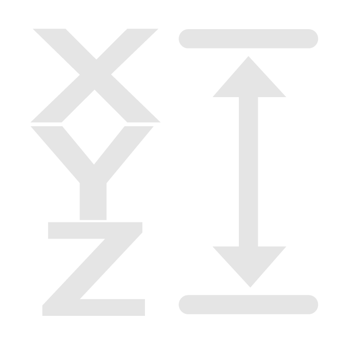 XYZ axis software is interchangeable