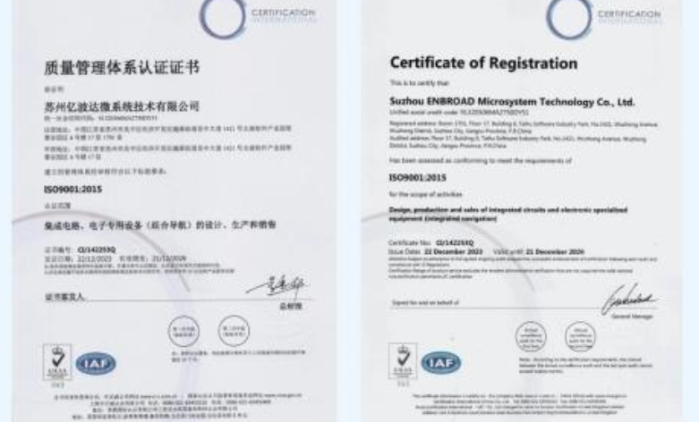 Yipo successfully passed the ISO 9001:2015 quality management system certification.
